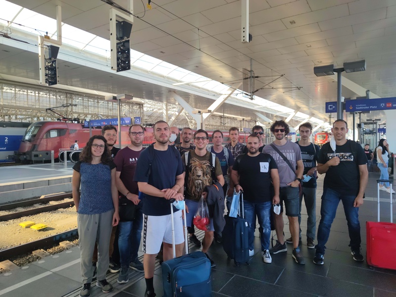 TRENOlab team in Salzburg station