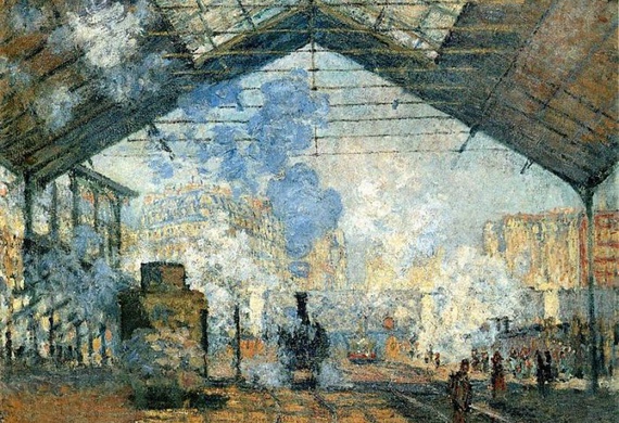 La gare Saint-Lazare