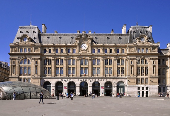 South facade of the Gare Saint-Lazare