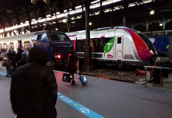 Trains at Gare Saint-Lazare