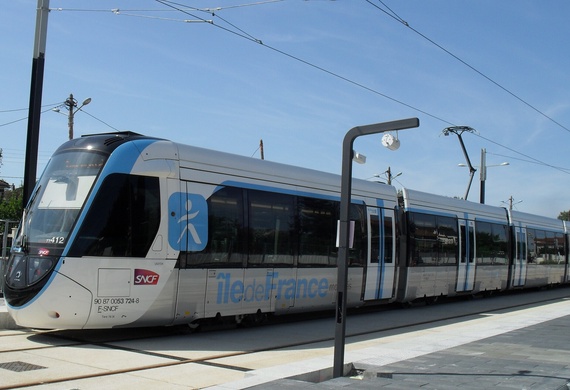 Tram-train U53700 being tested at the future Arboretum station