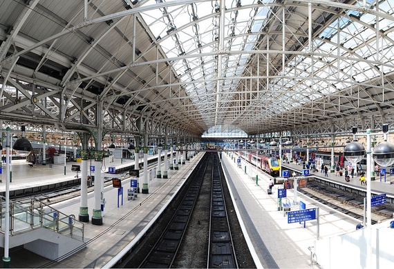 Panorama of Manchester Piccadilly station