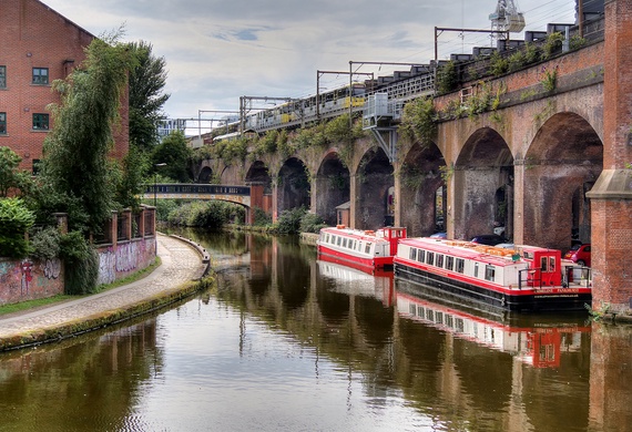 Bridgewater Canal and Castlefield Viaduct