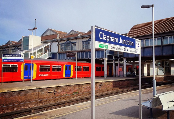 Clapham Junction Station, platforms in 2016