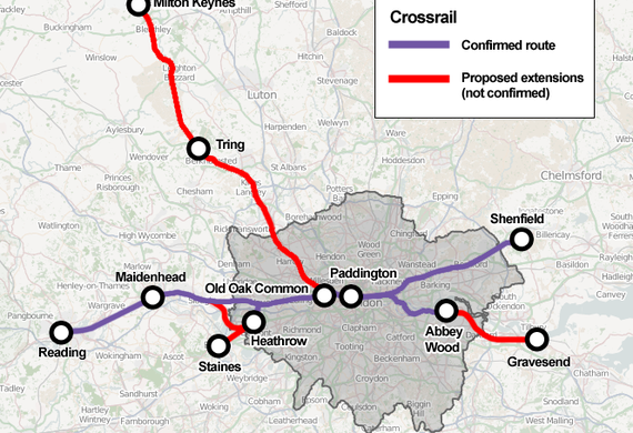 Crossrail extensions